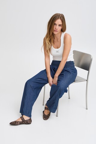 Pulz Loosefit Hose 'PZJILL' in Blau