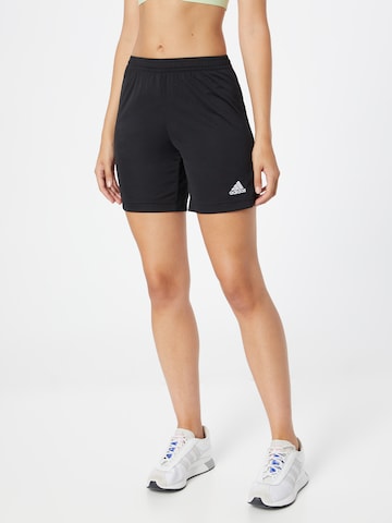 Regular Pantalon de sport 'Entrada 22' ADIDAS SPORTSWEAR en noir : devant