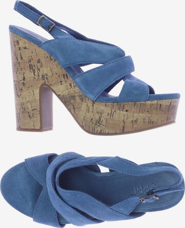ESPRIT Sandals & High-Heeled Sandals in 36 in Blue: front