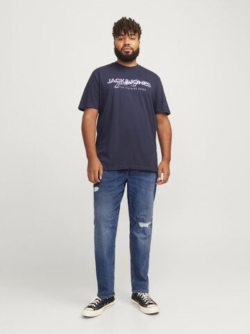 Jack & Jones Plus Slimfit Τζιν 'JJIGLENN JJORIGINAL' σε μπλε