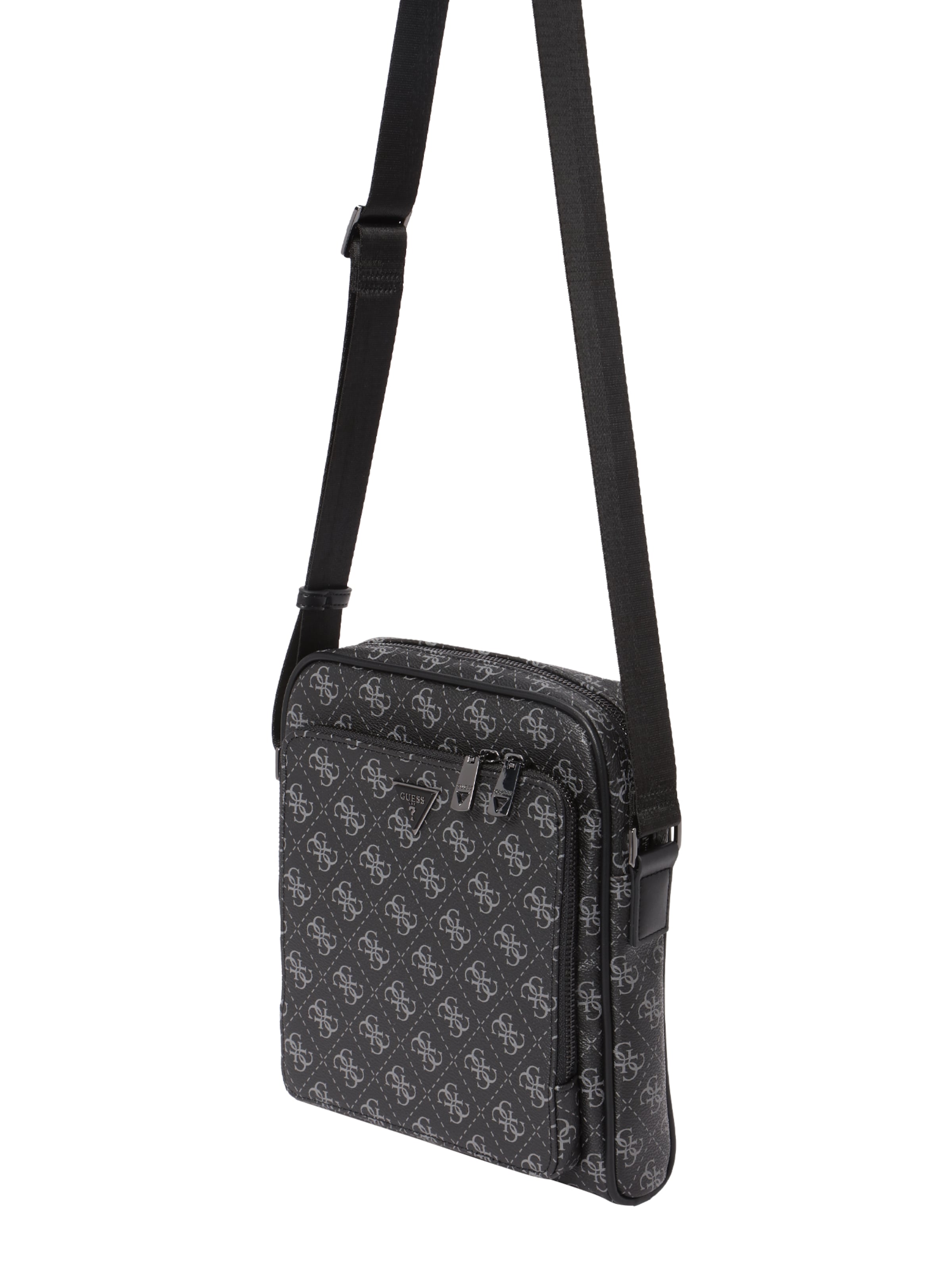 GUESS Crossbody bag 'MILANO CROSSBODY POCKET M' in Black