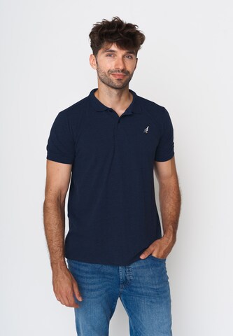 GREENBOMB Shirt 'Animal Seagull' in Blauw: voorkant