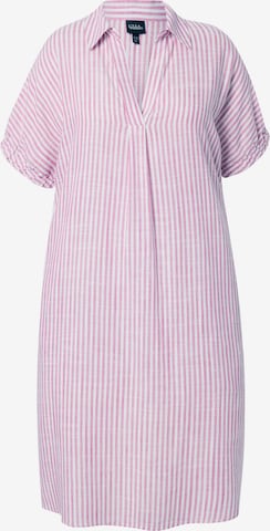 Robe Ulla Popken en rose : devant
