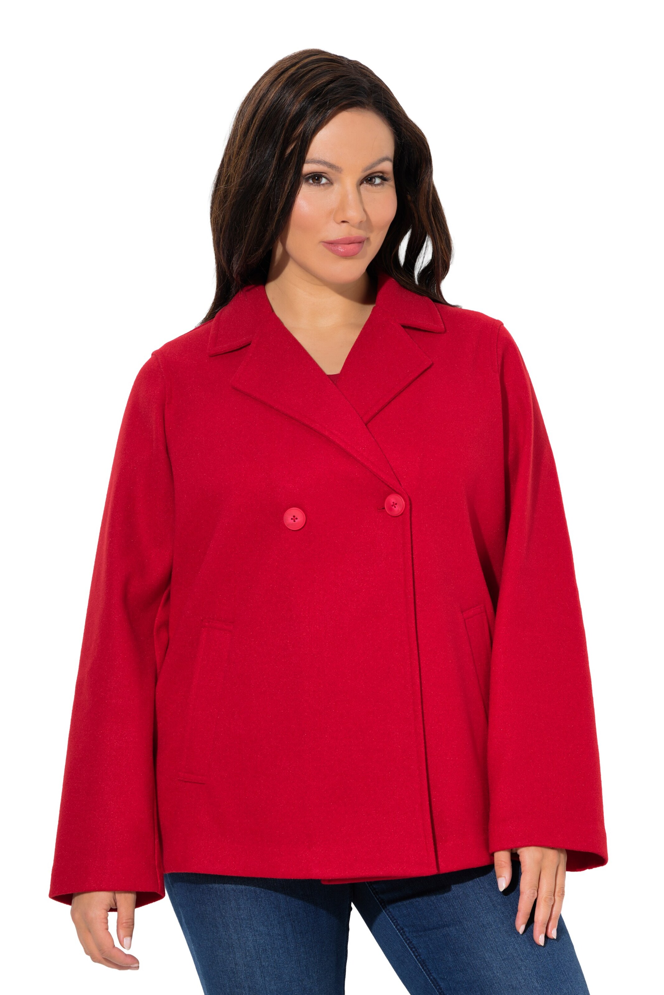 Ulla Popken Blazer in Red: front