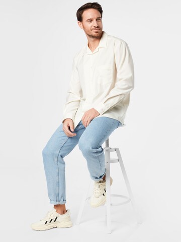 DIESEL Regular fit Button Up Shirt 'WOOLY' in White