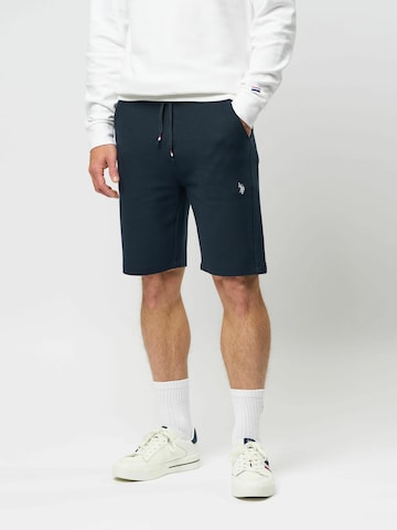 U.S. POLO ASSN. regular Bukser 'Malik' i blå: forside