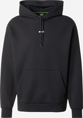 BOSS Collegepaita 'Sly Zone' värissä musta: etupuoli