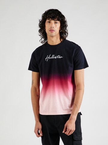 T-Shirt HOLLISTER en rose : devant