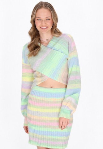 Pull-over MYMO en mélange de couleurs : devant