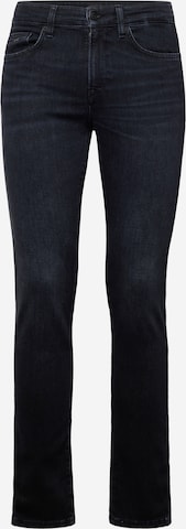 BOSS Black Slimfit Jeans 'DELAWARE' in Zwart: voorkant