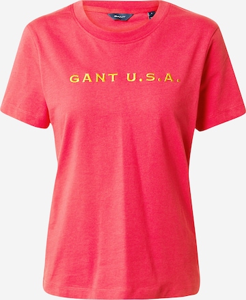 GANT T-shirt i rosa: framsida