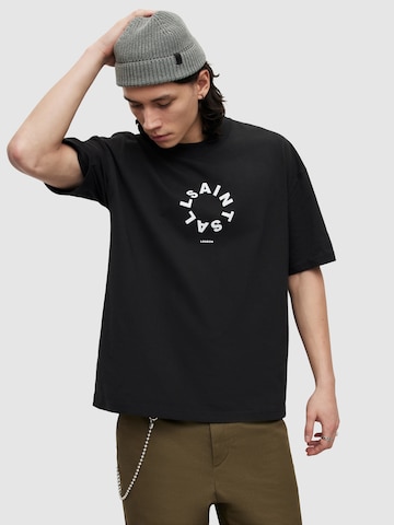 AllSaints Shirt 'TIERRA' in Zwart: voorkant