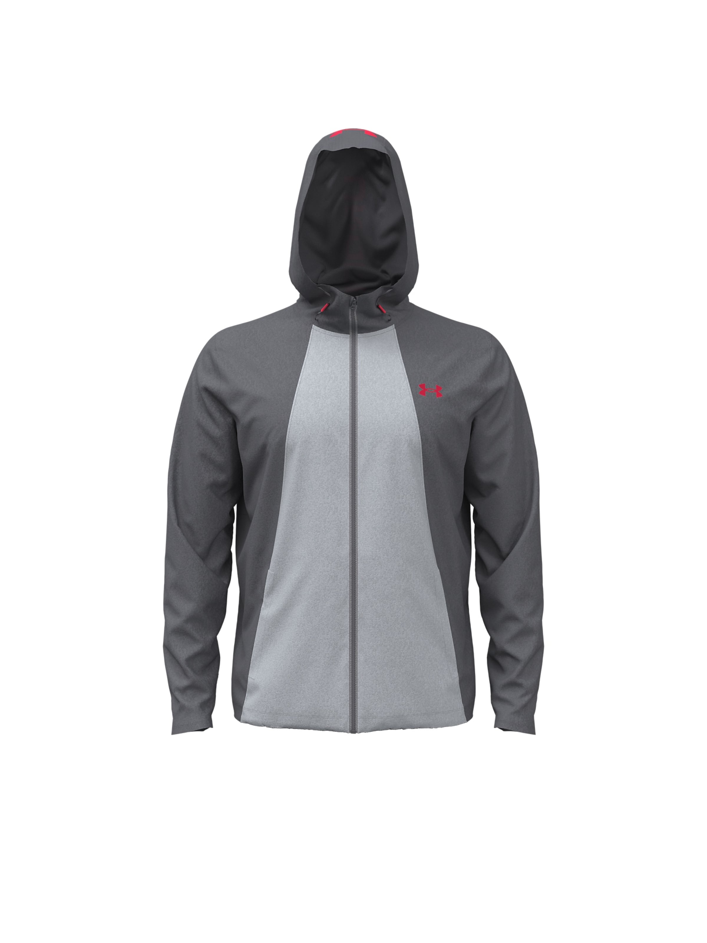 UNDER ARMOUR Sports jacket 'Tech Utility' in Grey: front