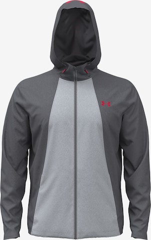 UNDER ARMOUR Sports jacket 'Tech Utility' in Grey: front
