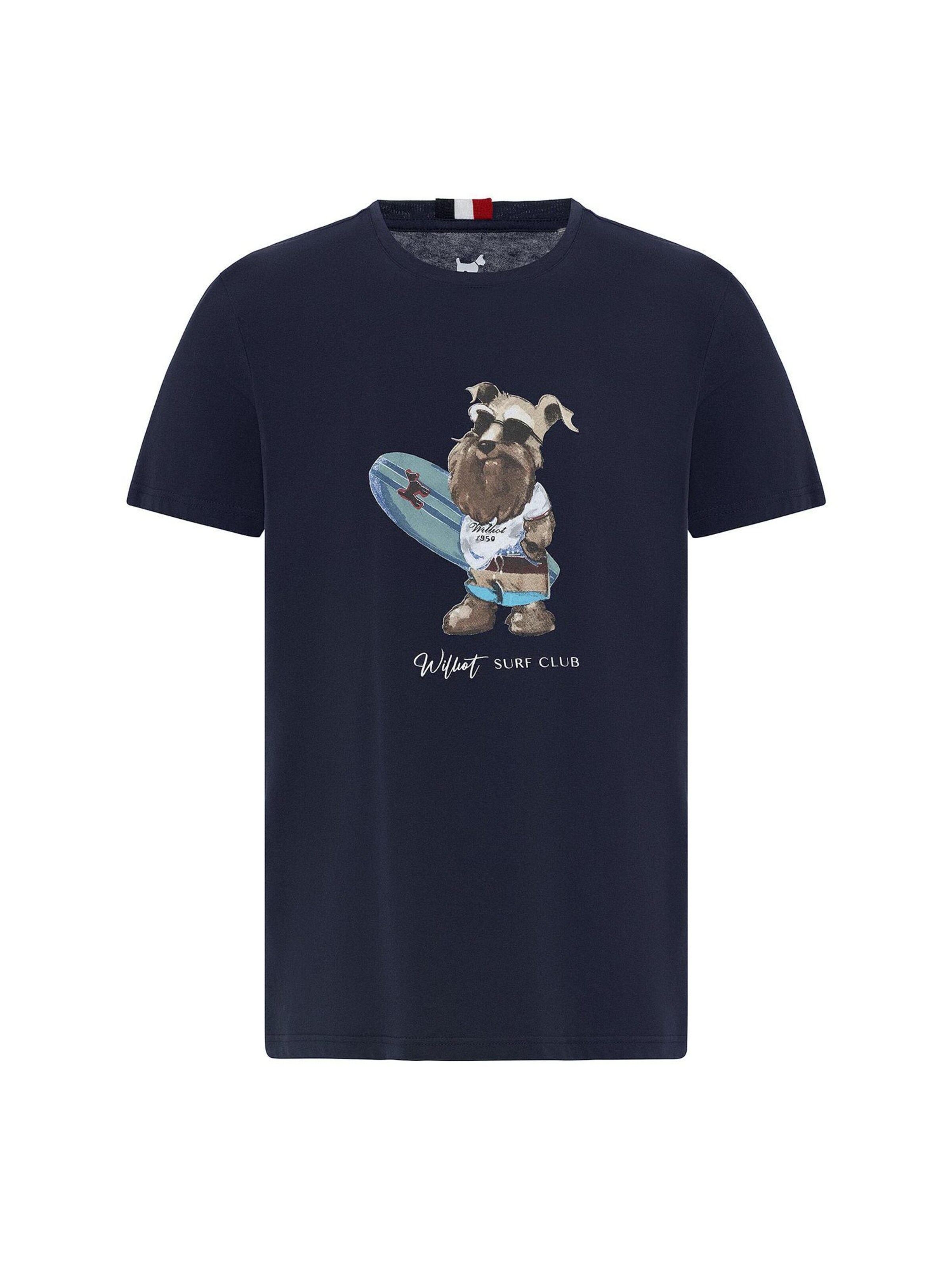 T-Shirt Williot en bleu : devant
