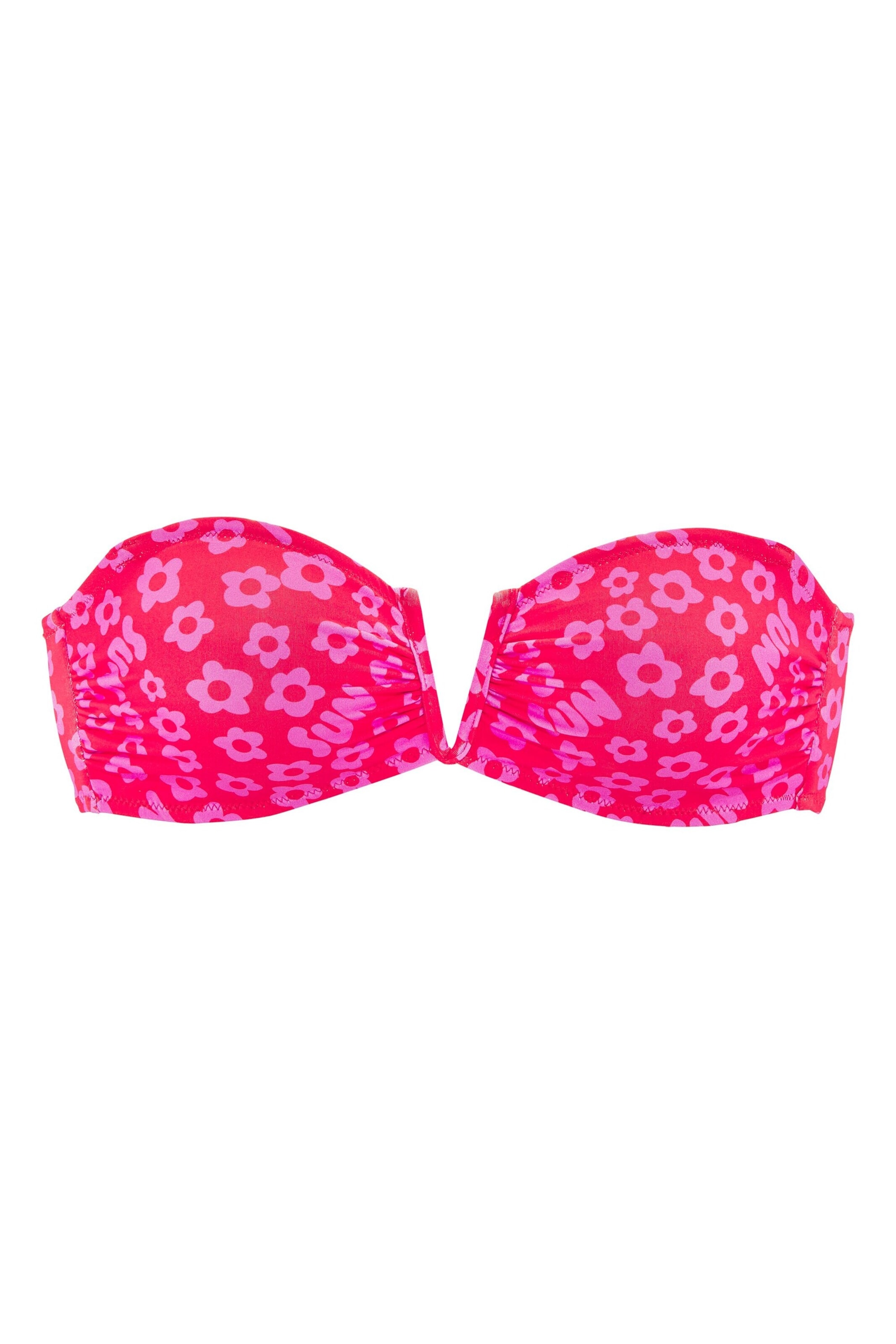 BUFFALO - Bandeau Bikini en rosa
