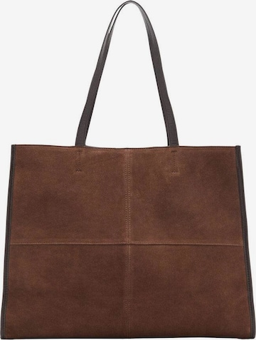 MANGO Shopper 'G--Fes' in Brown: front