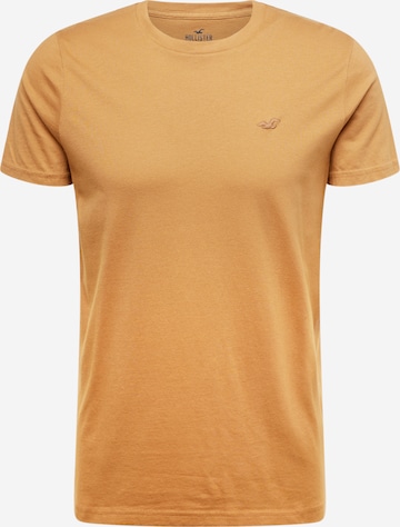 T-Shirt HOLLISTER en marron : devant