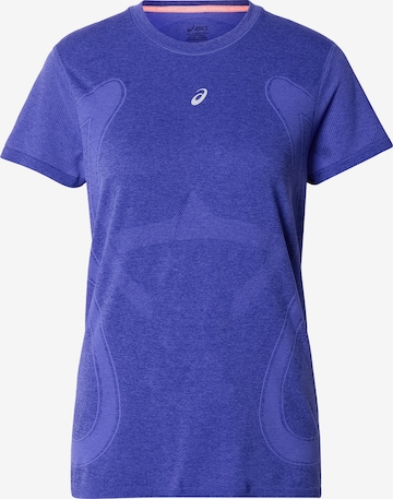 ASICS Funktionsshirt 'ROAD' in Blau: Vorderseite