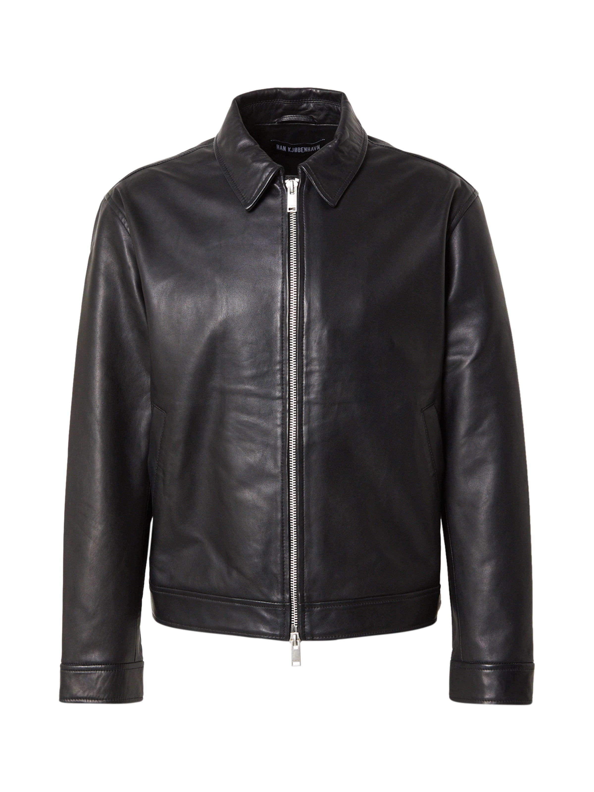 melns Han Kjøbenhavn Starpsezonu jaka: no priekšpuses
