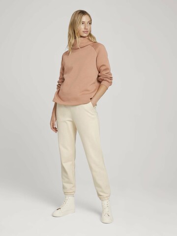 Sweat-shirt TOM TAILOR DENIM en rose