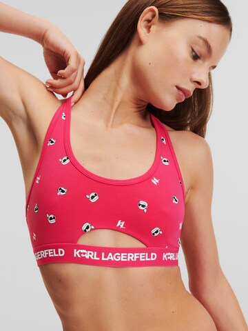 Karl Lagerfeld - Bustier Sujetador en rosa