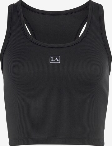 LASCANA ACTIVE Sporttop in Schwarz: predná strana