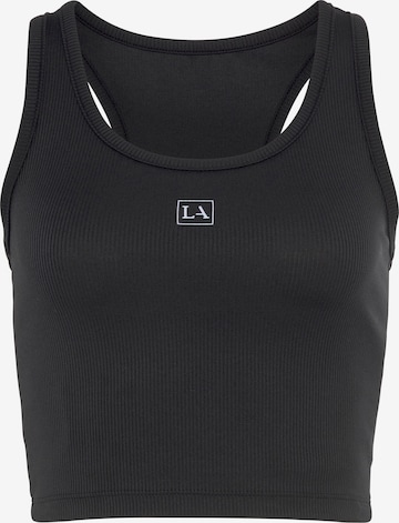 LASCANA ACTIVE Sports Top in Black: front