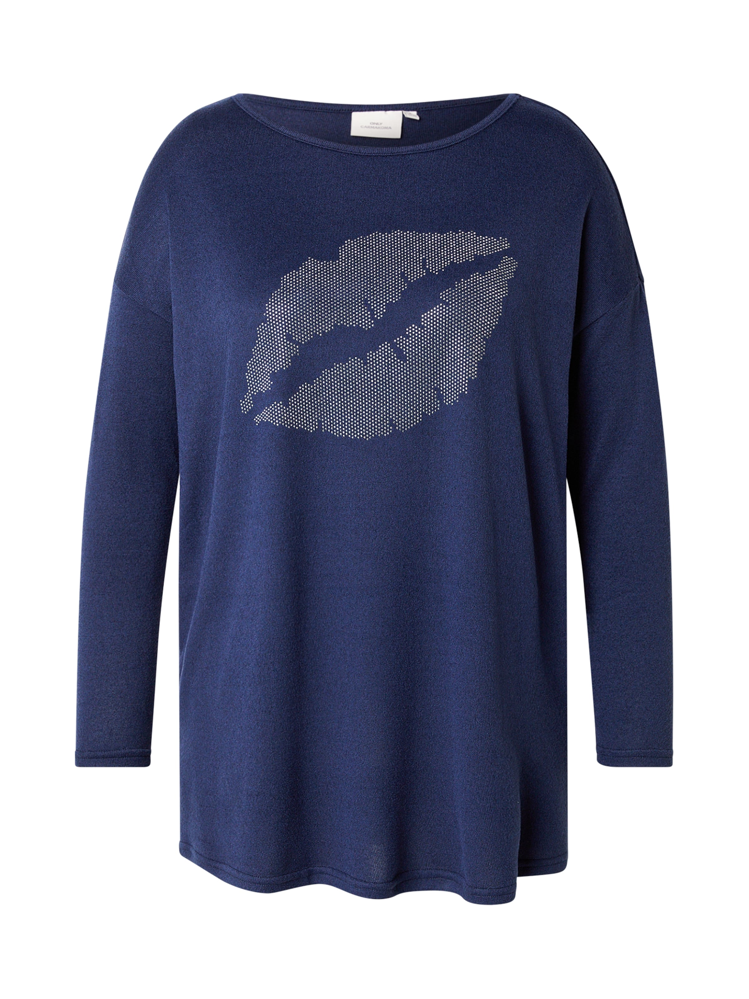 T-shirt 'CARMALBA' ONLY Carmakoma en bleu : devant