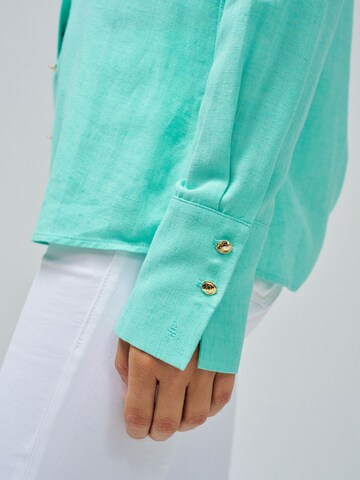 Salsa Jeans Blouse 'Birmingham' in Groen
