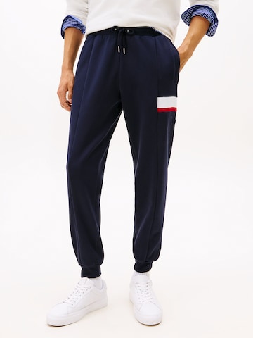 TOMMY HILFIGER Конический (Tapered) Штаны в Синий: спереди