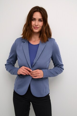 Blazer 'Jenny' Kaffe en bleu : devant