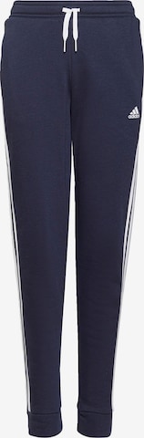 ADIDAS PERFORMANCE Slimfit Sportbroek in Blauw: voorkant