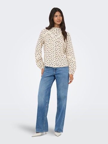 ONLY - Blusa 'ONLLucinda' en beige