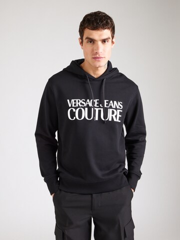 Versace Jeans Couture Sweatshirt in Black: front