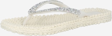 ILSE JACOBSEN Teenslipper in Beige: voorkant