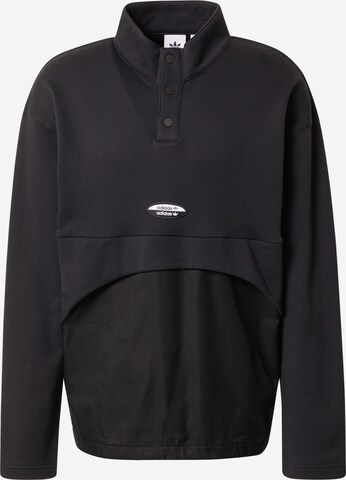 ADIDAS ORIGINALS Sweatshirt 'R.Y.V. Basic ' in Black: front