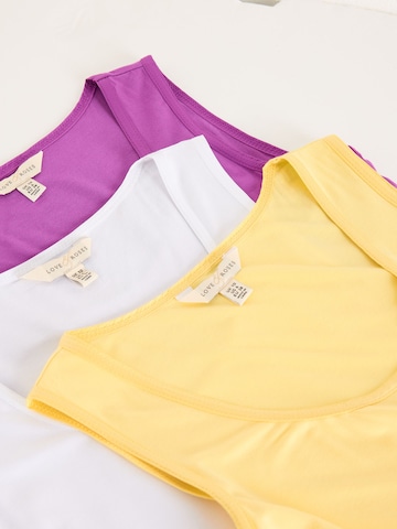 love & roses Top in Gelb