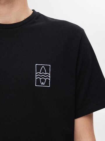 T-Shirt SELECTED HOMME en noir