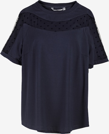 HELMIDGE Blouse in Blue: front