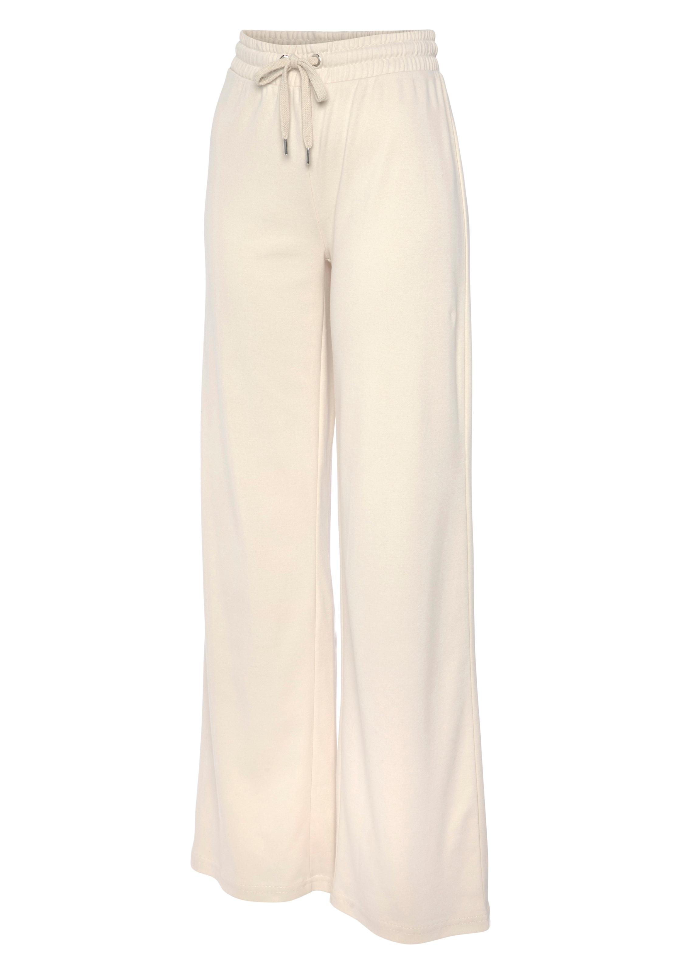 bēšs LASCANA Platas staras Bikses