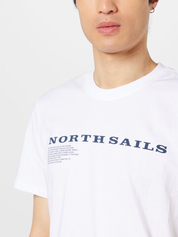 North Sails Tričko – bílá