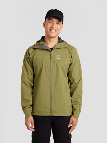 Veste outdoor 'Korp Proof' Haglöfs en vert : devant