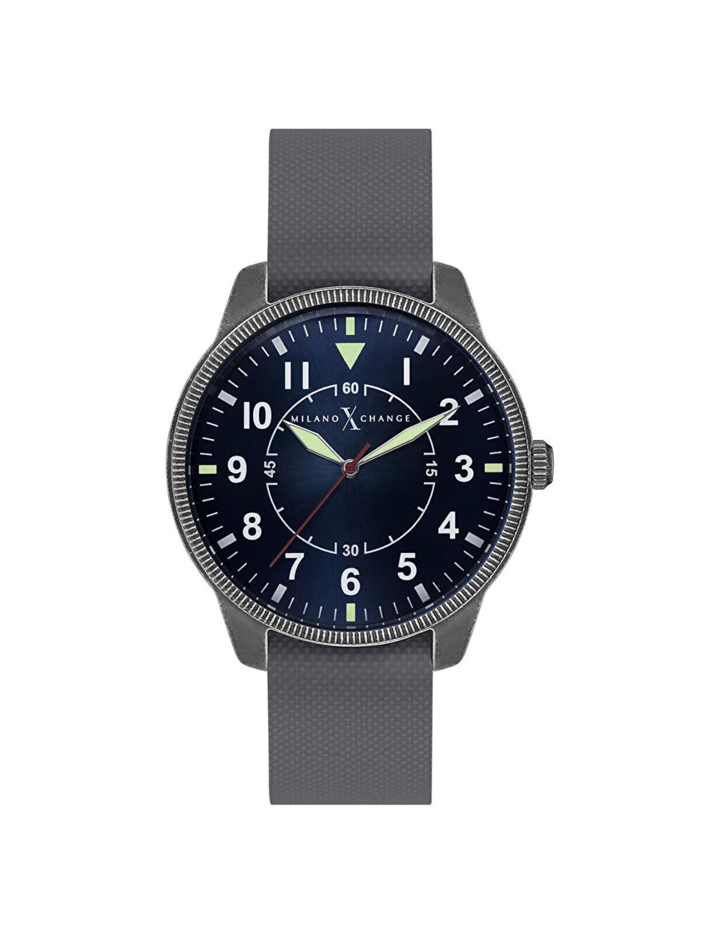Orologio analogico 'Milano X Change Analog Men Watch MEX3136' di Milano X Change in grigio: frontale