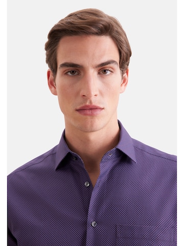 Coupe regular Chemise business SEIDENSTICKER en violet