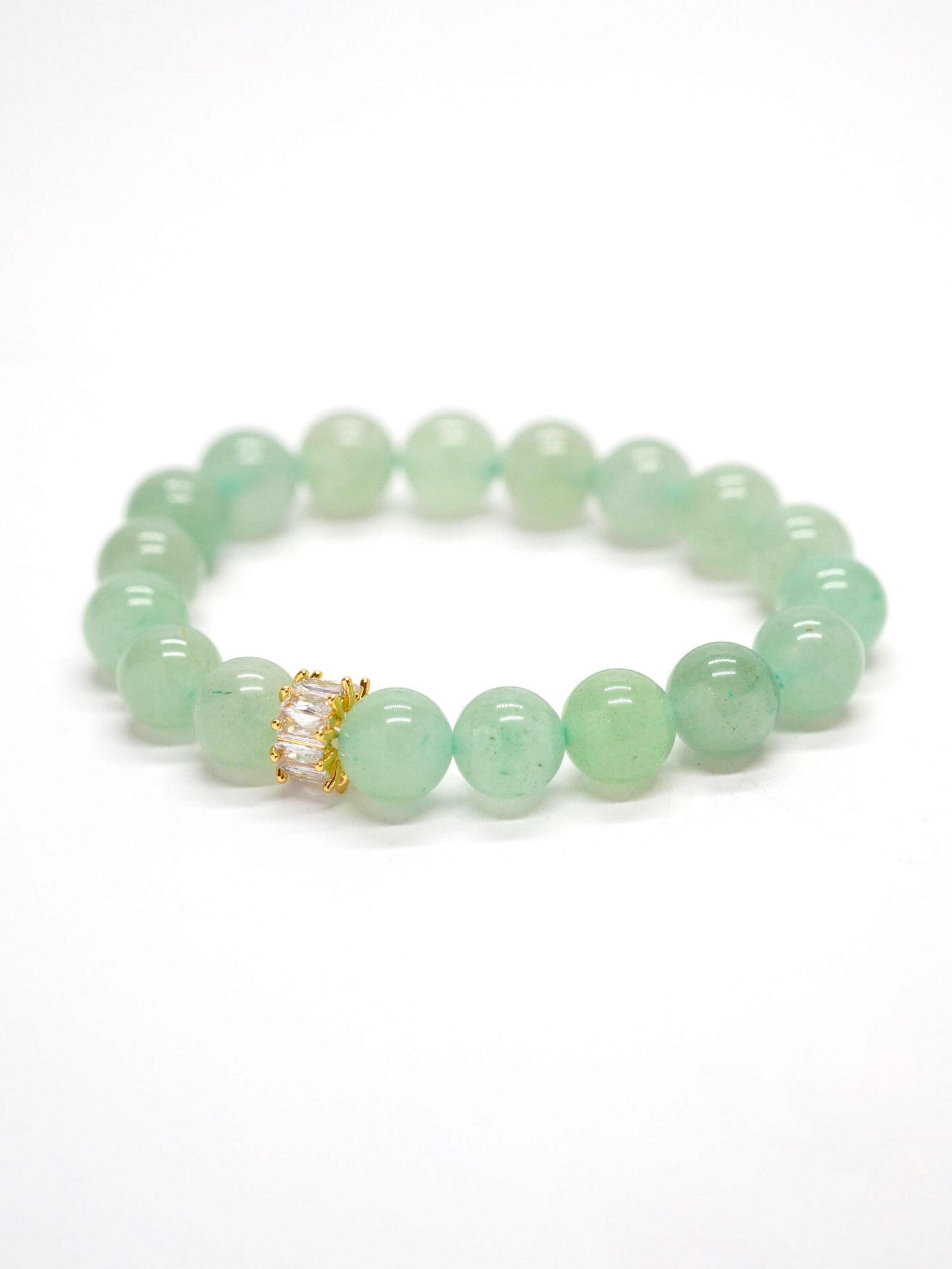 Secret Stones Armband in Grün: Vorderseite