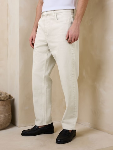 Next Loosefit Jeans 'N. Premium' i beige: forside