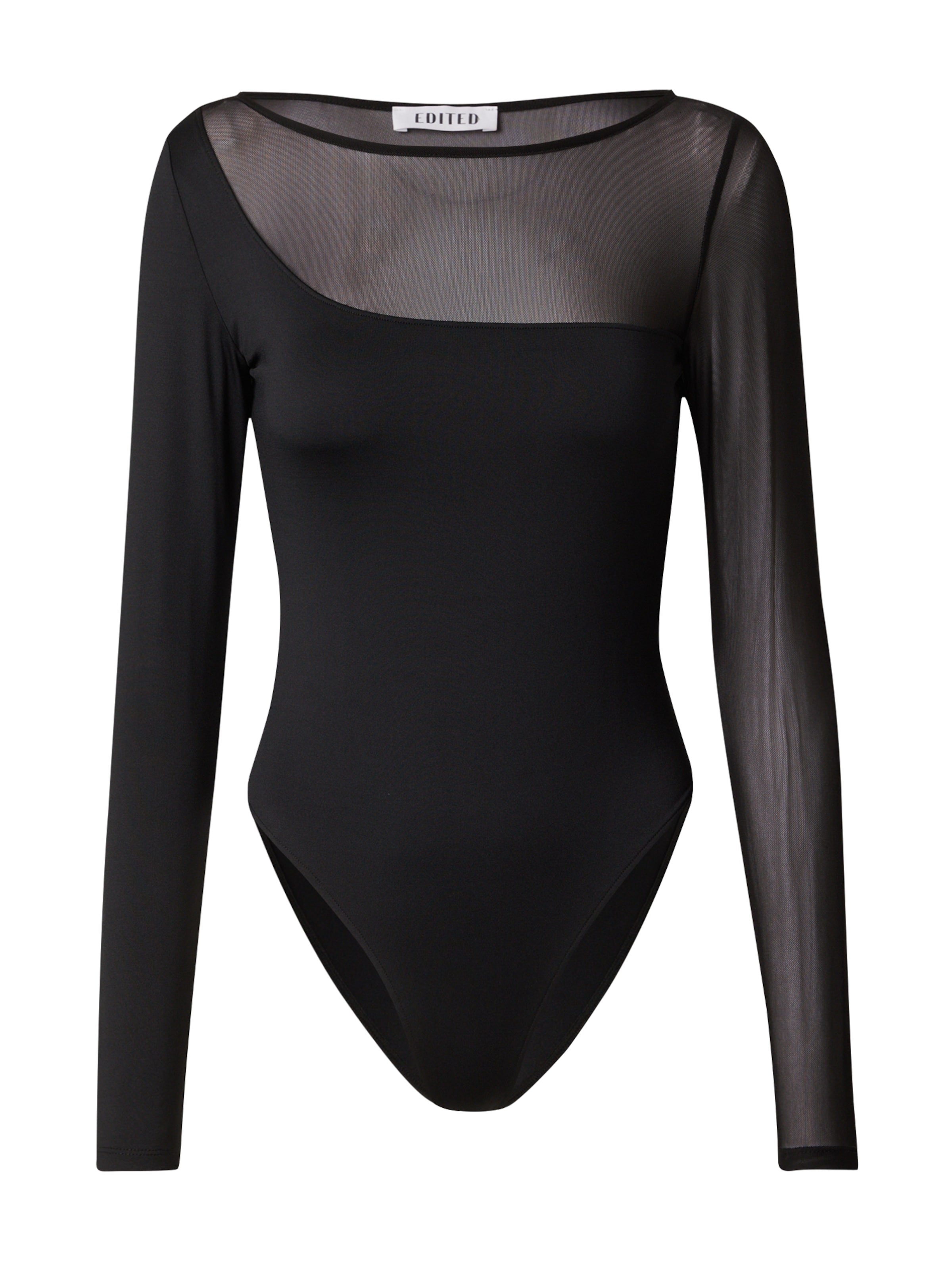 EDITED - Body camiseta 'Niabi' en negro: frente