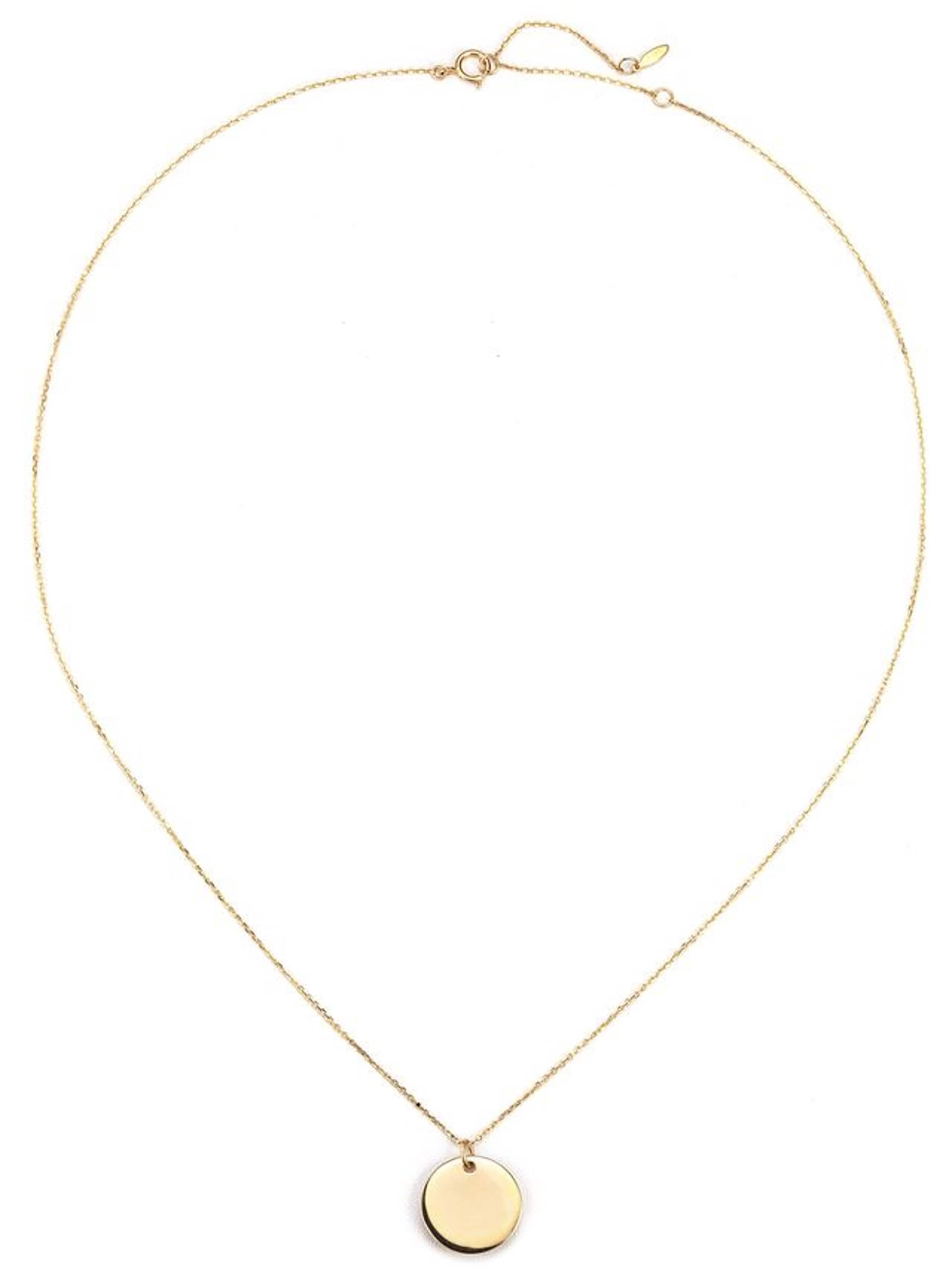 Dear Me - Cadena 'Medallion' en oro: frente