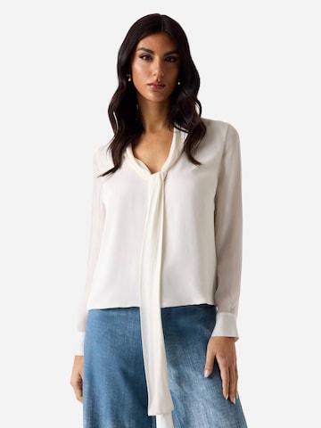 MARCIANO LOS ANGELES Bluse in Beige: Vorderseite